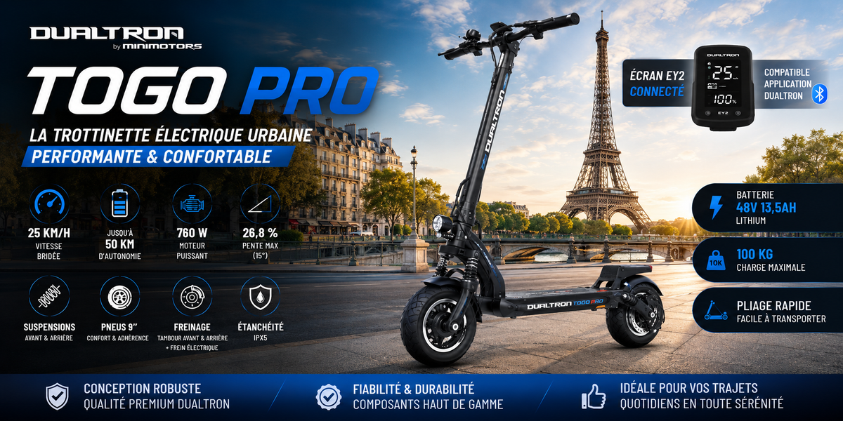 Trottinette électrique Dualtron Togo Pro