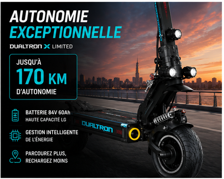 Trottinette électrique Dualtron X Limited