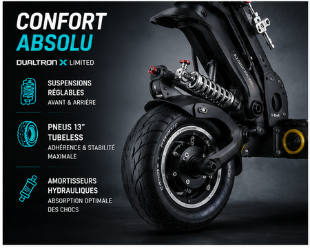 Trottinette électrique Dualtron X Limited